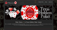 Desktop Screenshot of pokermania.com.au